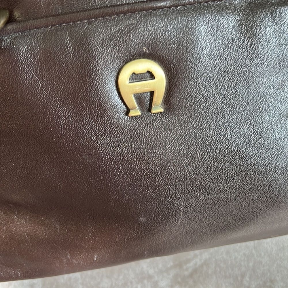 Etienne Aigner Mink Brown Soft Leather Handbag VTG? - Picture 11 of 12